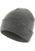 MasterDis Beanie Basic Flap hellgrau