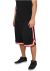 URBAN CLASSICS Stripes Mesh Shorts schwarz-rot-weiß