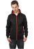 URBAN CLASSICS Contrast Windrunner schwarz-rot