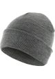 MasterDis Beanie Basic Flap hellgrau