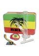 Breitseite 'Breit' Minibong Set mit Grinder & Glaskawumm