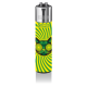 CLIPPER Feuerzeug Trippy Cats grün