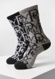 Prayor Socks 2-Pack schwarz-grau