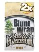 Blunt Wrap Double Platinum Ivory 25 x 2 Box