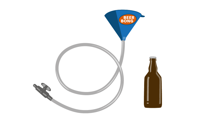 Was ist eine Bierbong?